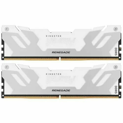 Модуль памяти Kingston 64GB DDR5 6000MHz DIMM FURY Renegade White KF560C32RWK2-64 2х32gb CL32 7614000₽