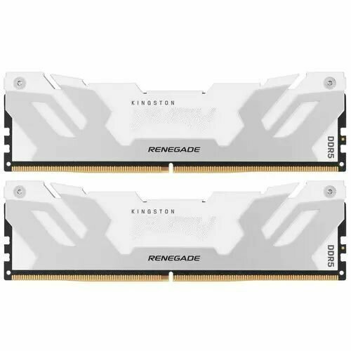 Модуль памяти Kingston 64GB DDR5 6000MHz DIMM FURY Renegade White KF560C32RWK2-64 (2х32gb), CL32