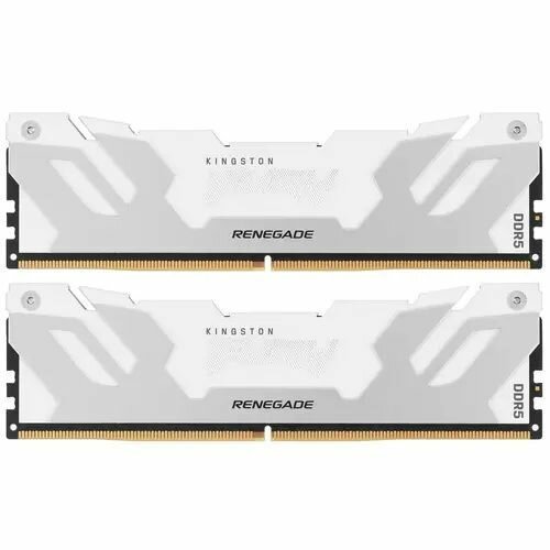 Модуль памяти Kingston 64GB DDR5 6000MHz DIMM FURY Renegade White KF560C32RWK2-64 (2х32gb) CL32