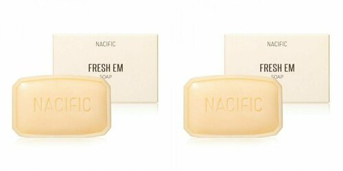 Nacific, Мыло туалетное твердое Fresh EM Soap, 100 г, 2 шт