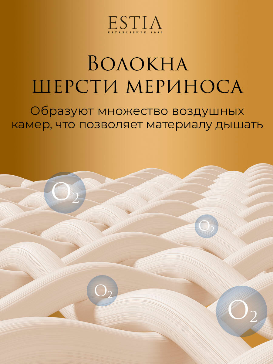 Плед Estia Вильям 150х200 см терракотовый/синий/оливковый - фото №5