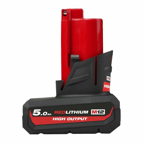 Аккумулятор Milwaukee M12 HB5, Li-Ion, 5 Ач, 4932480165 аккумулятор milwaukee m12 hb2 5