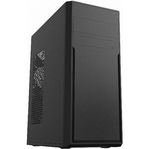 Корпус c блоком питания 450 Ватт/ Case Foxline FL-302-FZ450-U32 ATX case, black, w/PSU 450W 8cm, w/2xUSB2.0+2xUSB3.0, w/pwr cord, w/o FAN корпус gamemax atx case black grey w o psu w 2xusb3 0 w 1x14cm argb front fan gmx fn14 rainbow c9 w 1x12cm argb rear fan gmx fn12