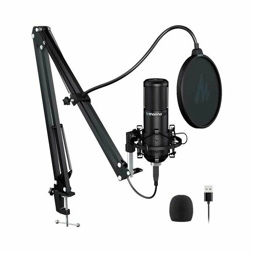 Maono AU-PM420 USB-микрофон конденсаторный кардиоидный в комплекте 627000₽