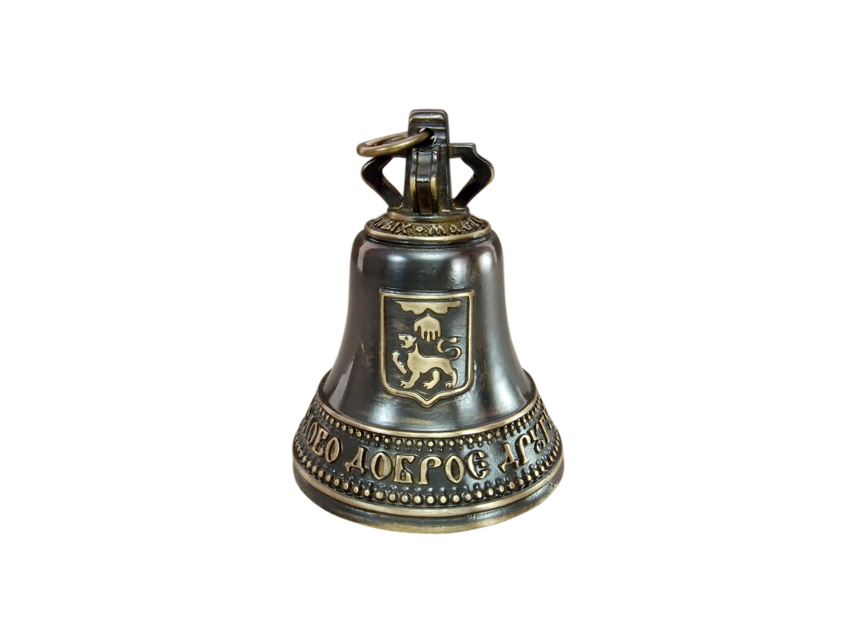 Колокольчик № 3. «Герб Пскова». Тонированный