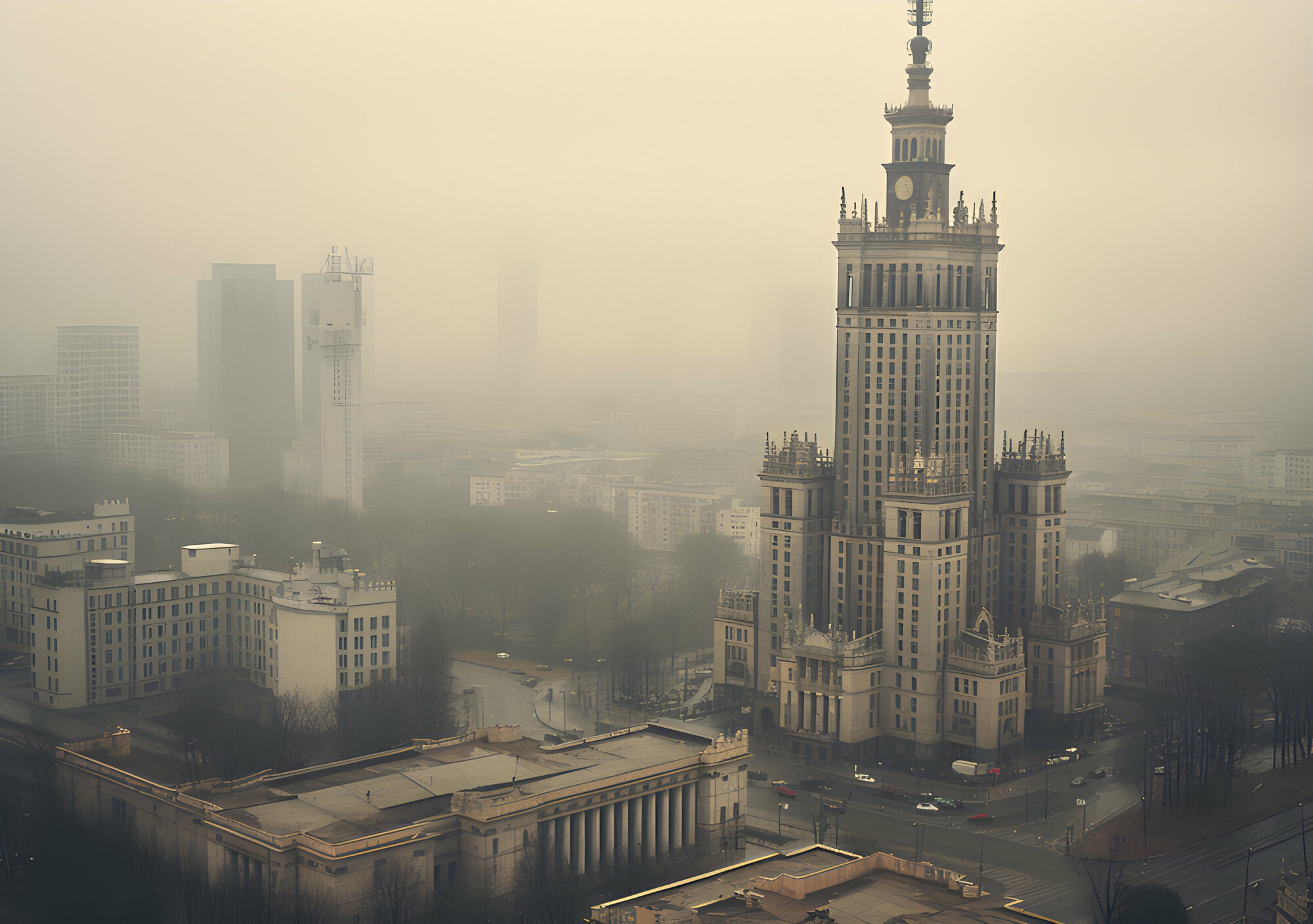 Постер - "Варшава"на фотобумаге / А4 / в тубусе без рамы