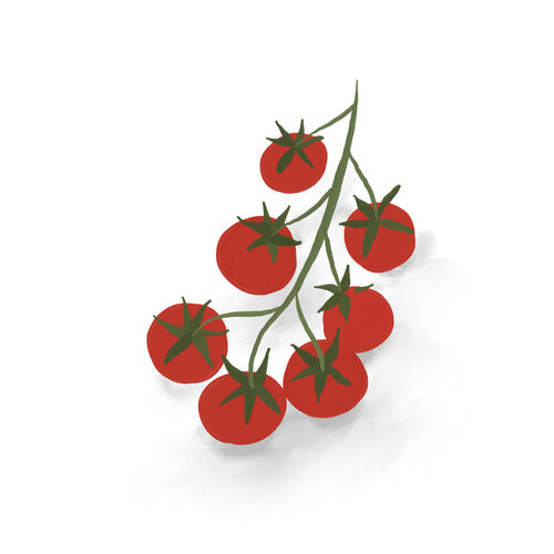 Постер интерьерный Томаты черри А4 580₽