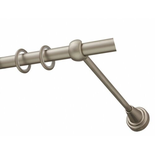 Карниз металлический однорядный DDA диаметр 16мм, сатин, 160 см (54417 DDA)