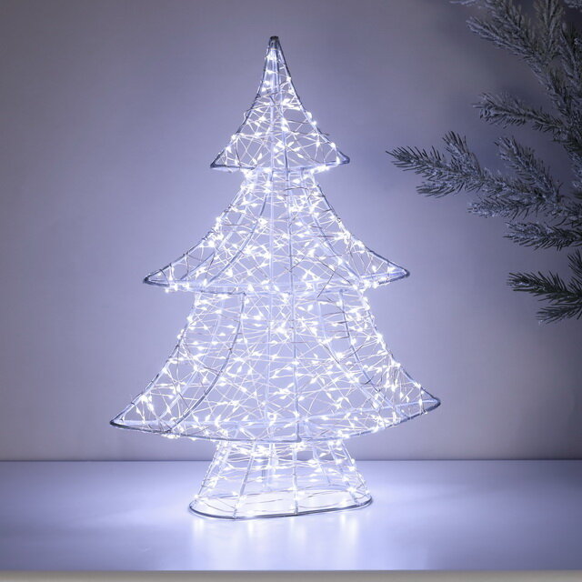 Winter Deco Светодиодная фигура Елка Аноретта 40 см, 500 холодных белых микро LED ламп, IP44 3060144