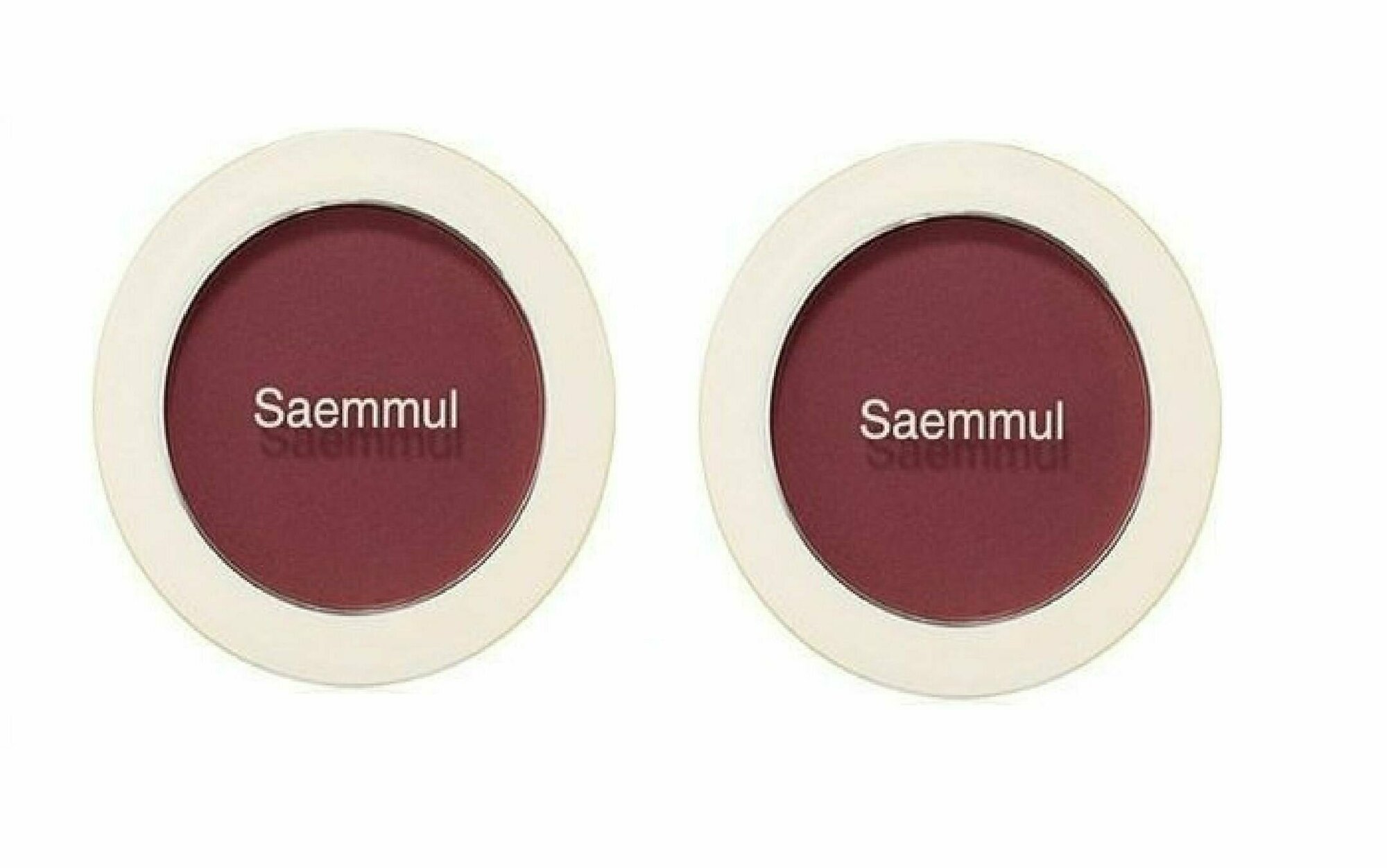 The Saem Румяна компактные Saemmul Single Blusher RD02 Dry Rose, 5 гр, 2 шт