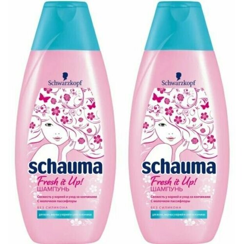 Schauma Шампунь для волос Fresh it Up, для сухих корней и жирных кончиков, 2 шт