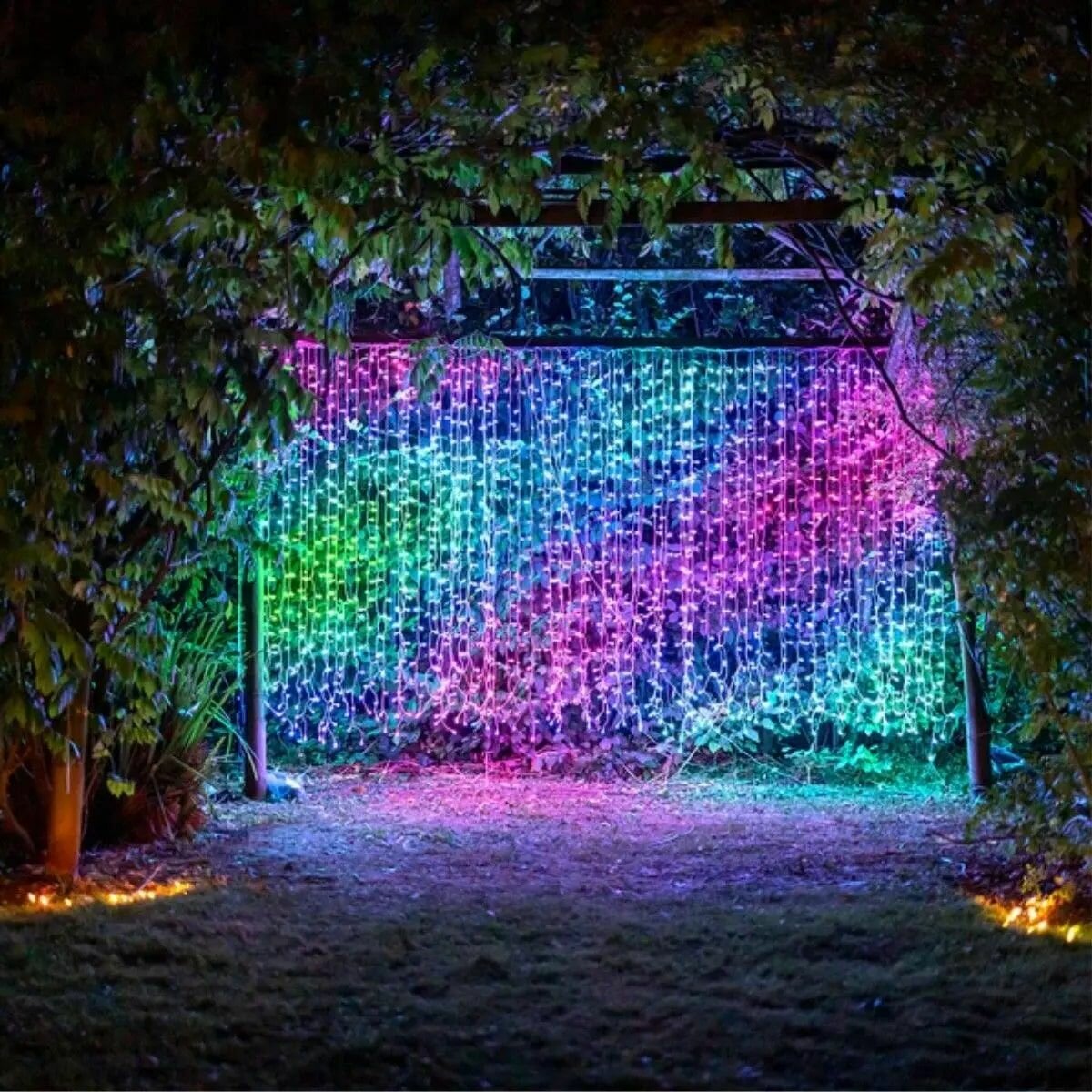 Световая гирлянда новогодняя Twinkly TWW400SPP-TEU 3 м разноцветный/RGB - фото №7