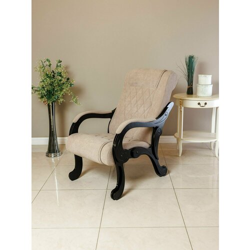 Кресло для отдыха мягкое деревянное Веста