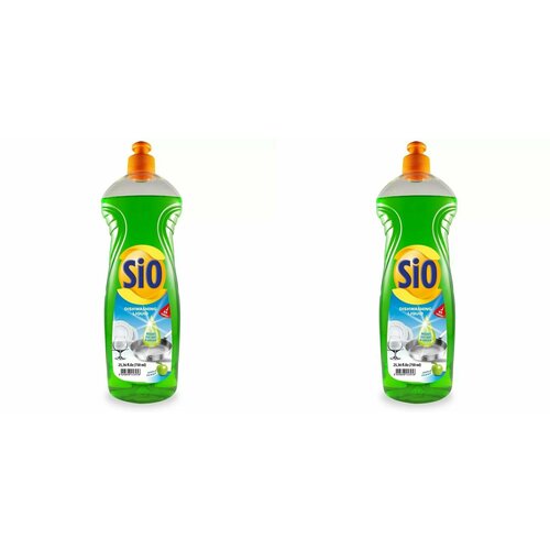 SIO DISHWASHING LIQUID средство для посуды,"Яблоко",750мл,2 шт