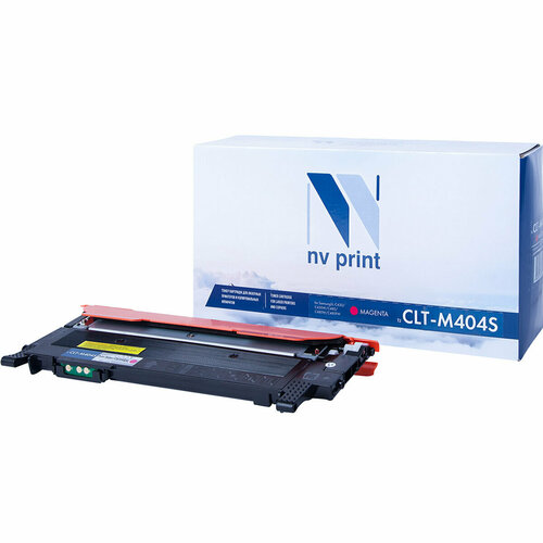 Картридж NV Print CLT-M404SM для лазерного принтера Samsung Xpress SL-C480 / SL-C480FW / SL-C480W / SL-C430 / SL-C430W, совместимый картридж clt 404s magenta для принтера самсунг samsung xpress sl c 480 sl c 480 w