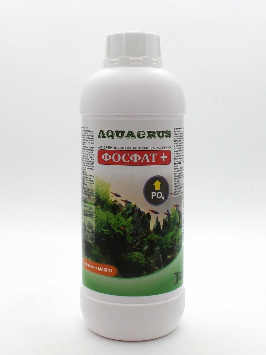 Кондиционер для аквариума AQUAERUS Фосфат +, 1 л.