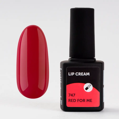 Гель-лак MiLK Lip Cream №747 Red For Me 9 мл