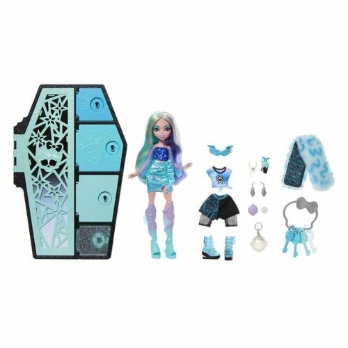 Monster High Doll, Lagoona Blue, Skulltimate Secrets: Fearidescent Series - Кукла Монстер Хай Лагуна Блю Череп Последние секреты HNF77