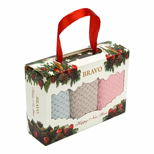 Набор салфеток НВ Новогодний м0946 30x30 х 3шт