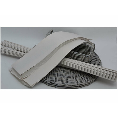 Бумага для плетения лозы 10х30 см 4 кг/ 3000 бумага газетная 8х30см потребительская нарезанная для плетения бумажной лозы для корзин соликамск полосы 1000 штук