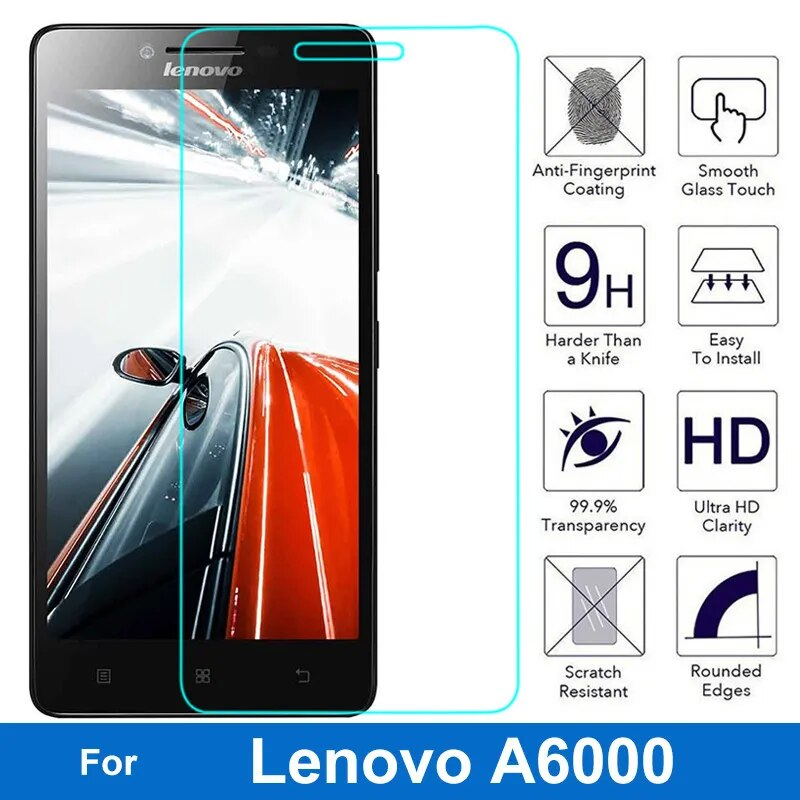 Защитное стекло для мобильного телефона (смартфона) Lenovo A6000, прозрачное