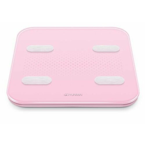 Напольные весы XIAOMI YUNMAI Напольные весы YUNMAI S Smart Scale M1805GL pink весы напольные xiaomi yunmai pro m1806