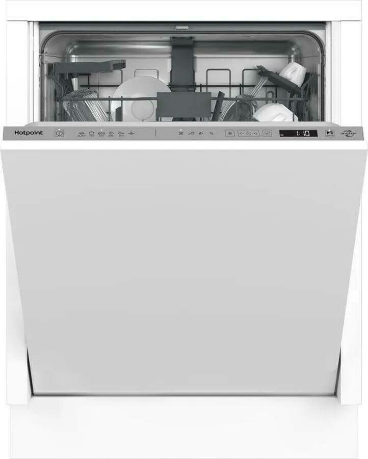 Встраиваемая посудомоечная машина Hotpoint HI 4D66 DW, 60 см, серый - фотография № 1