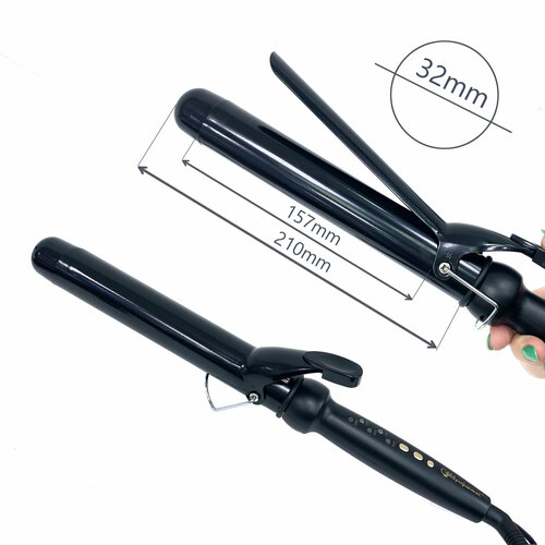 Щипцы для волос Gera professional - диаметр 32 мм покрытие титан-турмалин 577500₽