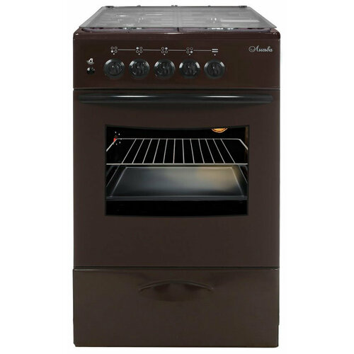 Газовая плита Лысьва ГП 400 МС-2у коричневая со стеклянной крышкой 2099900₽