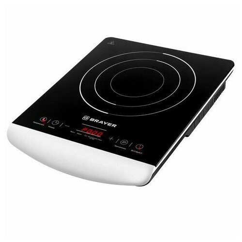 Настольная индукционная плита BRAYER BR2801 2000 Вт 5 программ сенсорное управление черная 632900₽