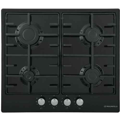 Встраиваемая варочная панель MAUNFELD газовые Газ Тип газовая 60см Тип установки независимая Управление фронтальное переключатели повор 1493200₽