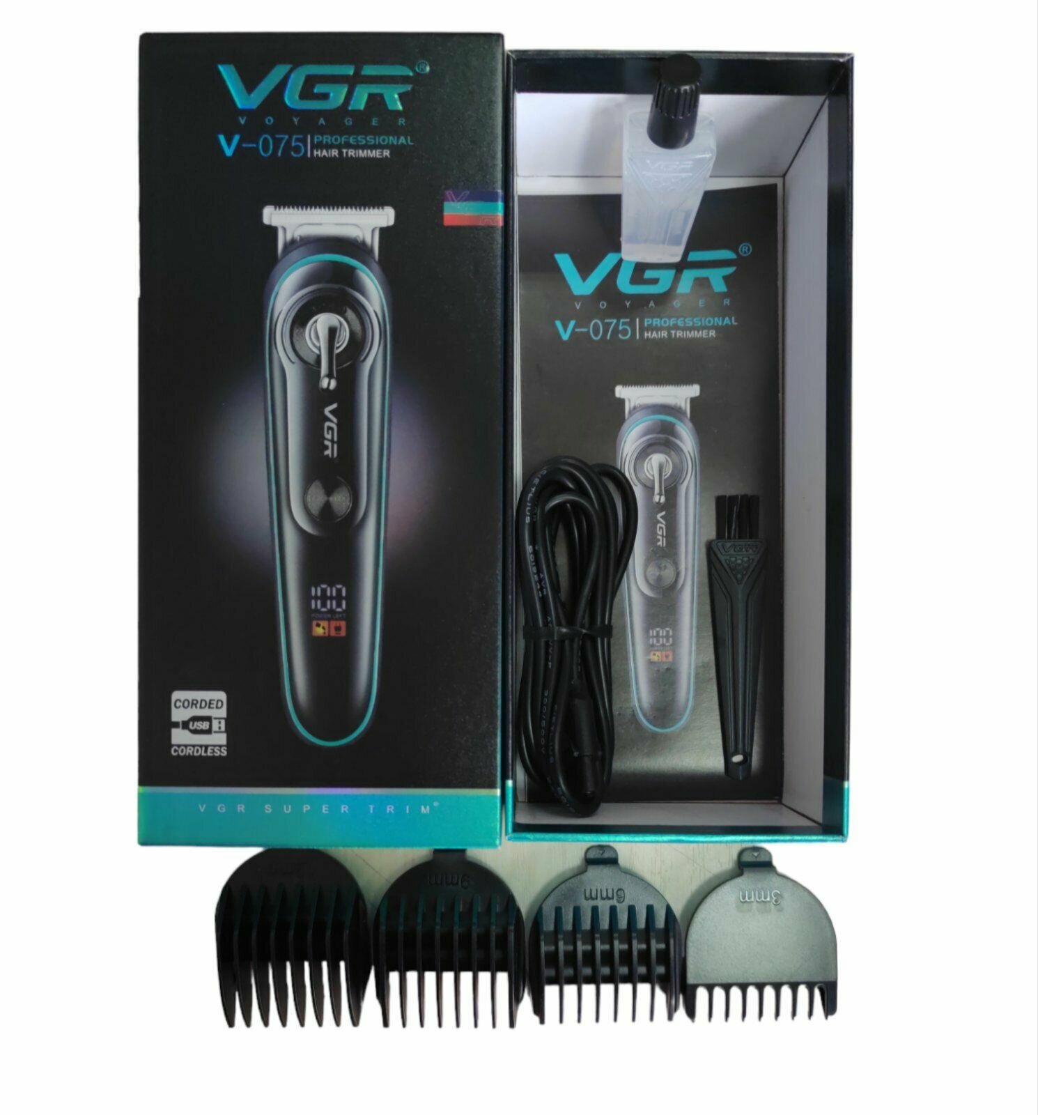 Триммер для бороды и стрижки волос VGR V-075 - фотография № 12