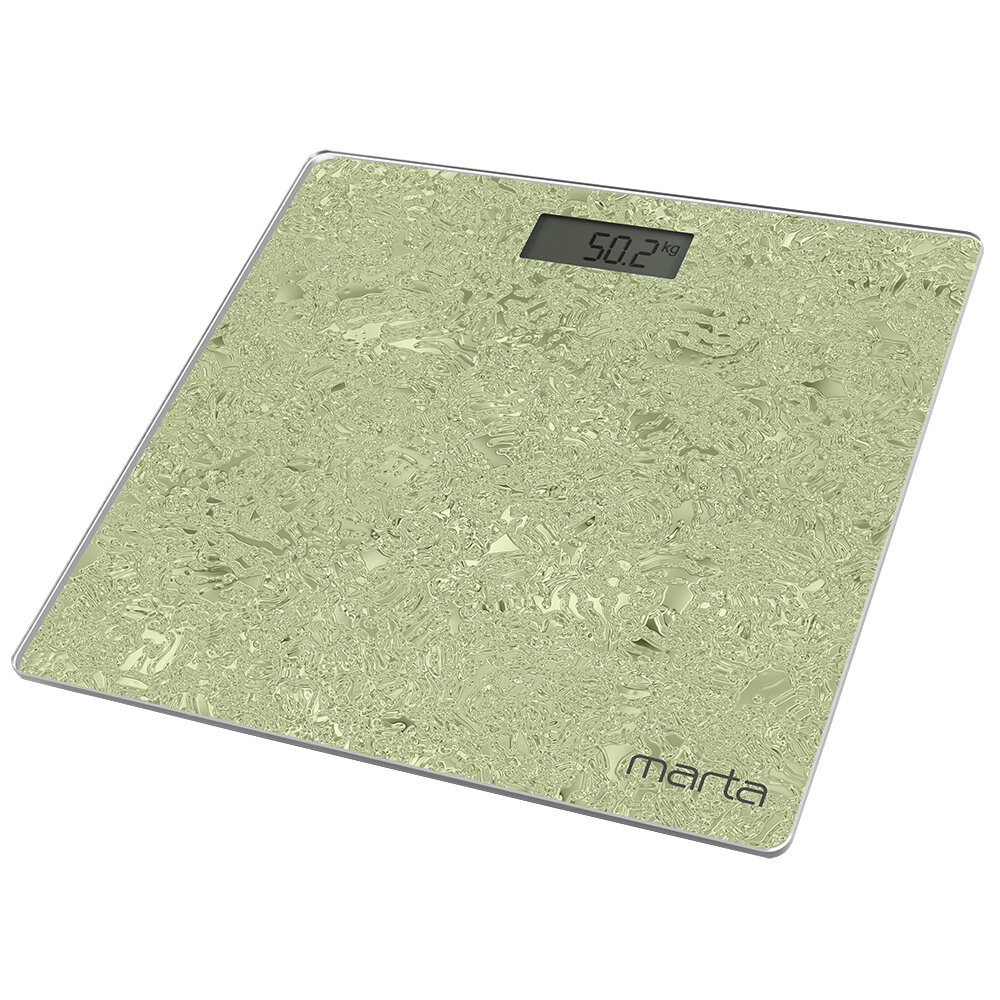 MARTA MT-1679 золотой жемчуг {new} весы напольные сенсор, встроенный термометр - фотография № 6