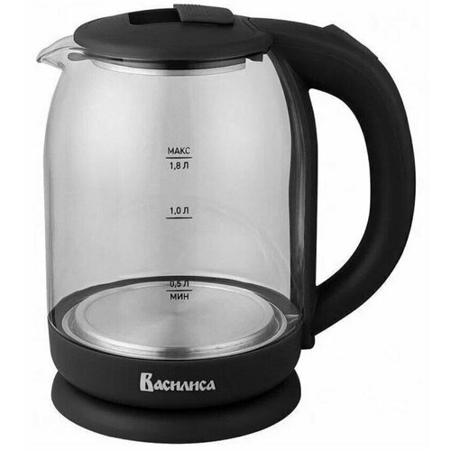 Электрочайник василиса ВА-1034 черный 128800₽