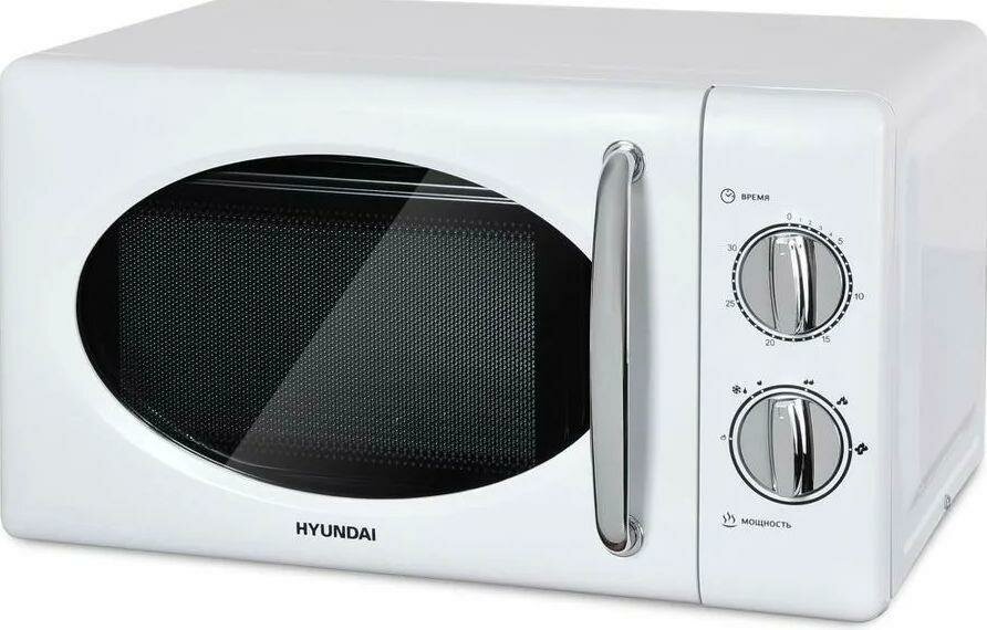 Микроволновая печь Hyundai HYM-M2006 20 л, 700 Вт, белый (1384549) - фотография № 1