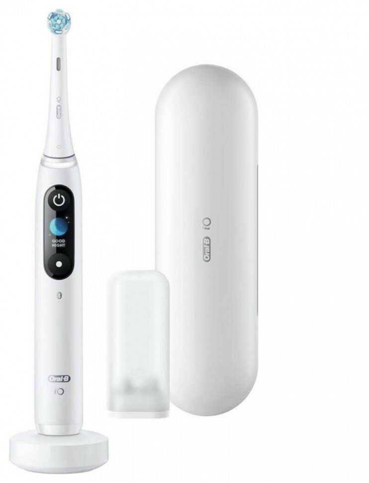 Электрическая зубная щетка Oral-B iOM8.1A1.1BD WT, white alabaster