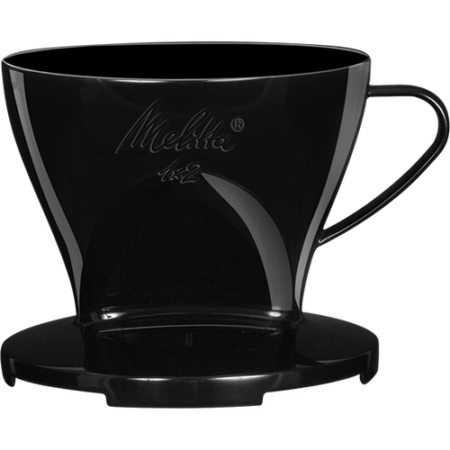 Пластиковый фильтродержатель для кофе Melitta 1x2 чёрный 6761017 4200₽