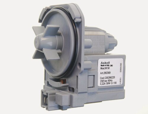 Изображение товара Насос Askoll (на 3х защ. клеммы спереди вместе) Bosch, Siemens