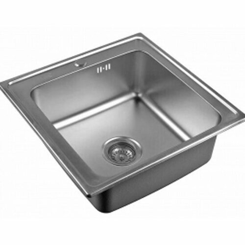 Кухонная мойка Zorg Sanitary ZR 5050 накладная кухонная мойка 51х51см zorg sanitary inox zr 510 205 матовая сталь