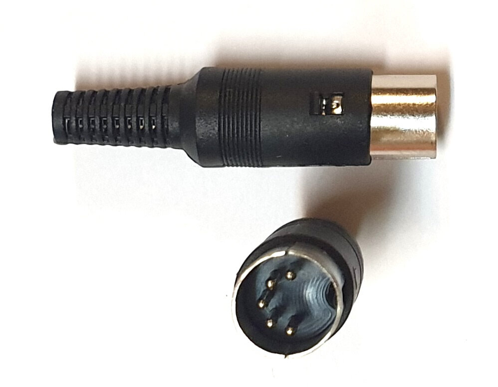 Штекер 5 pin звуковое, на кабель