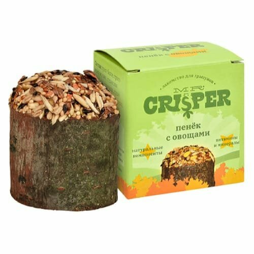Лакомство для грызунов, Пенек, с овощами, 80 гр