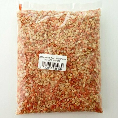 Грунт для аквариума Jack King природный боттичино и россо-верона 1кг 1 шт 349₽