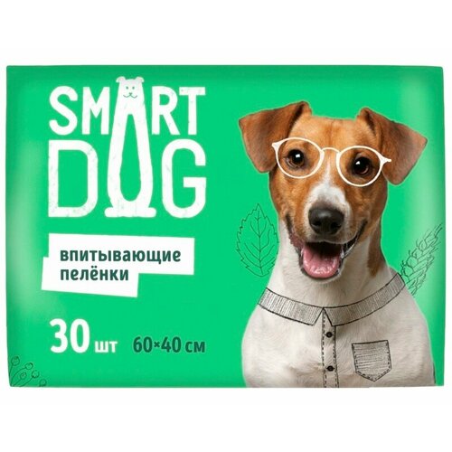 Smart Dog Впитывающие пеленки для собак 60*40 см, 30 шт