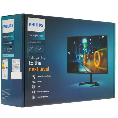 Монитор LCD 27'' [16:9] 1920х1080(FHD) IPS, nonGLARE, Нет, 165 Гц, 250cd/m2, H178°/V178°, 1100:1, 80M:1, 16,7 миллионов цветов, 4ms, VGA, 2xHDMI, DP, Height adj, Pivot, Tilt, Swivel, Speakers, 3Y, Bla Philips - фото №18