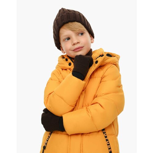 фото Перчатки gloria jeans, размер 2-5л, коричневый