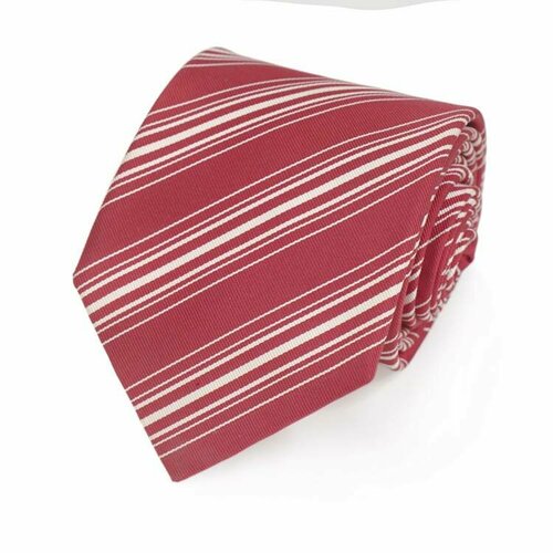 Галстук Rene Lezard, белый, оранжевый