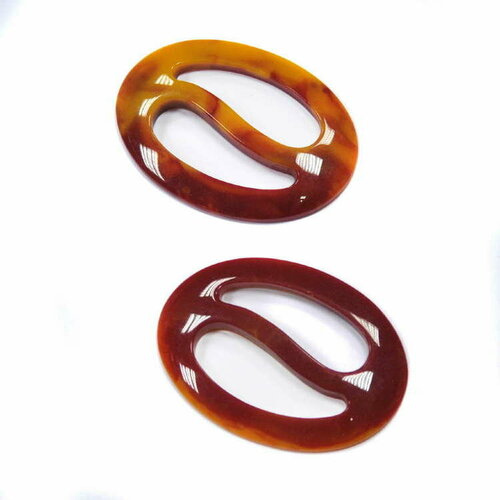 фото Зажим для платка, оранжевый not brand