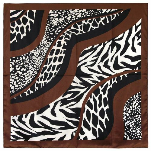 Платок Roby Foulards,90х90 см, черный