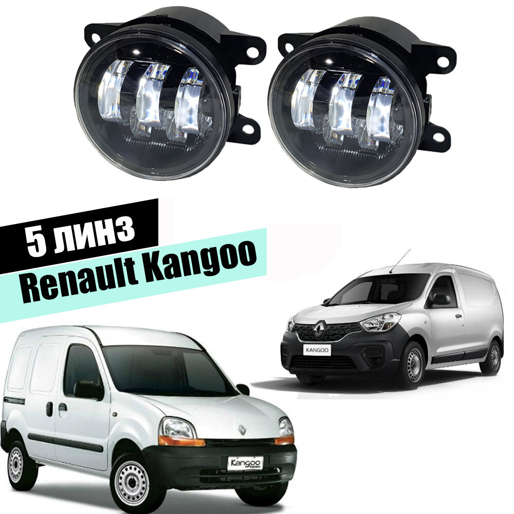 Противотуманные фары Renault Kangoo led туманки птф