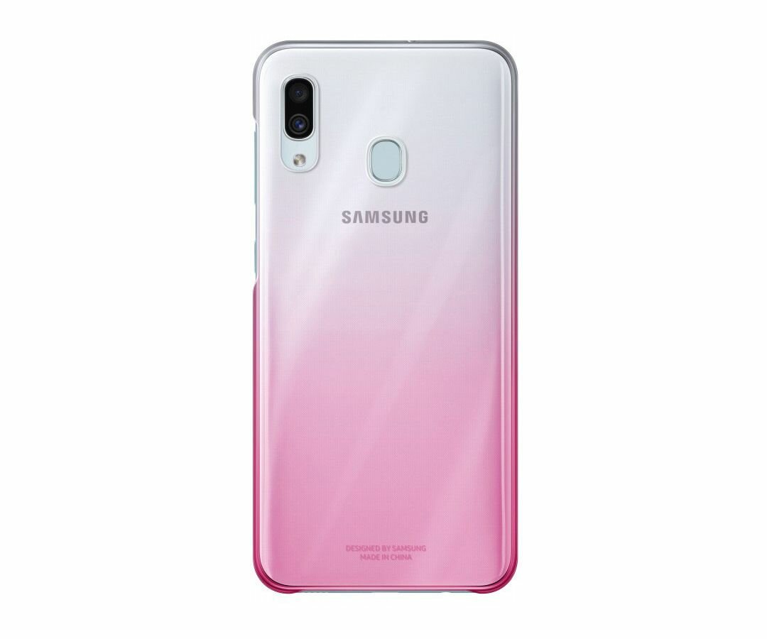 Чехол-крышка Samsung AA305CPEGRU для A30, поликарбонат, розовый - фото №3
